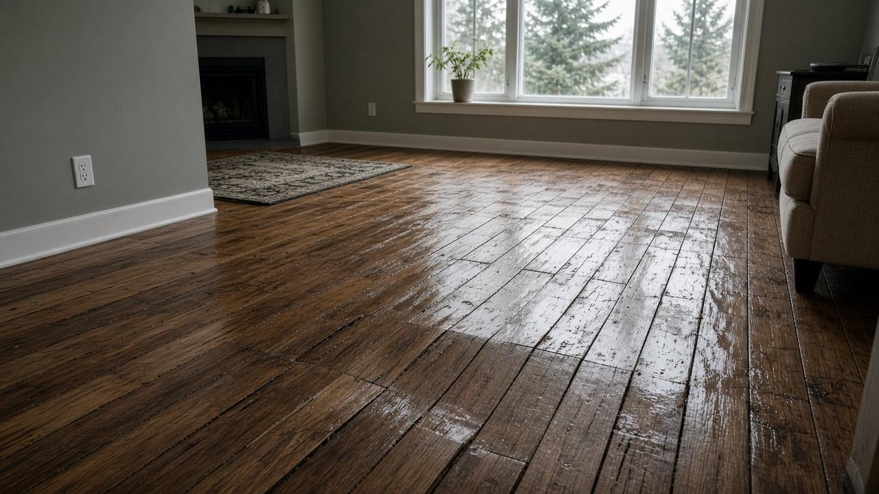 Hardwood Floor Water Damage